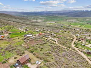 Bird's eye view of mountains