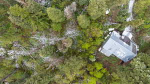 Aerial view of property's location