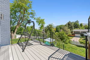 View of deck