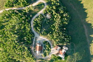 Aerial view of property's location