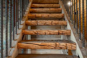 View of stairs