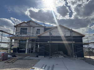 View of property in mid-construction