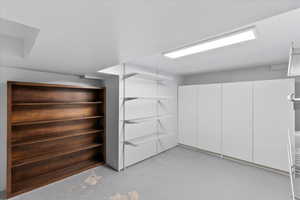 View of spacious closet