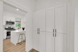 View of closet