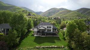 View of mountain backdrop