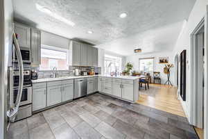 Kitchen featuring stainless steel appliances