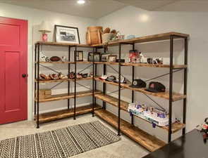 View of storage area