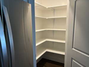View of storage area