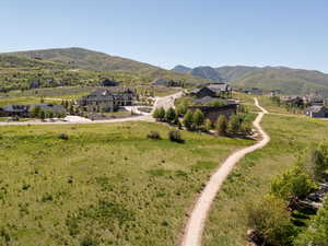 Mountain view featuring nearby suburban area