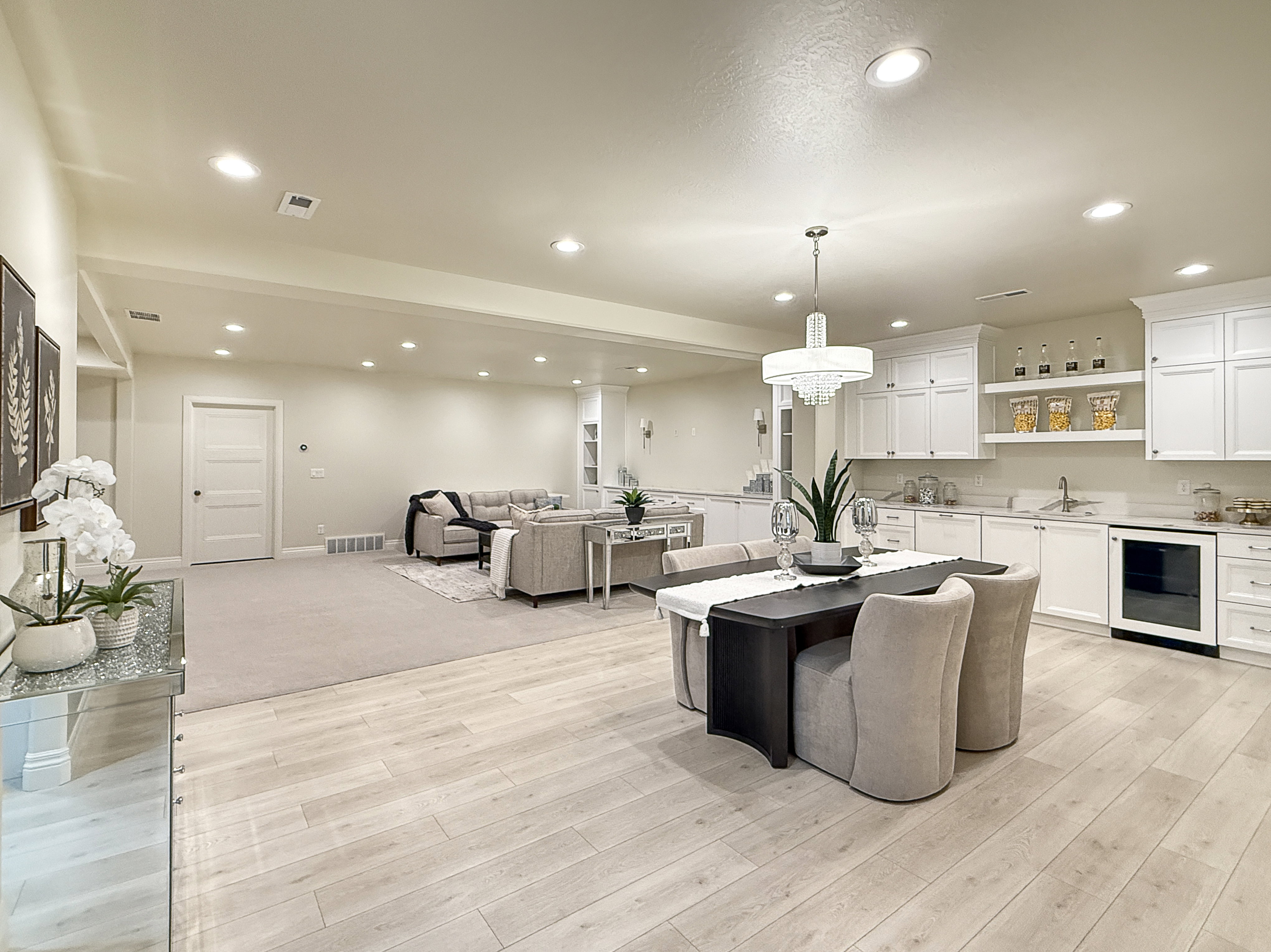 Downstairs kitchen area
