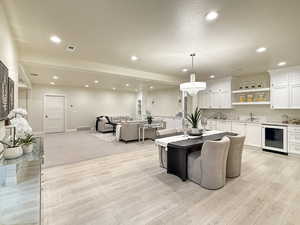 Downstairs kitchen area