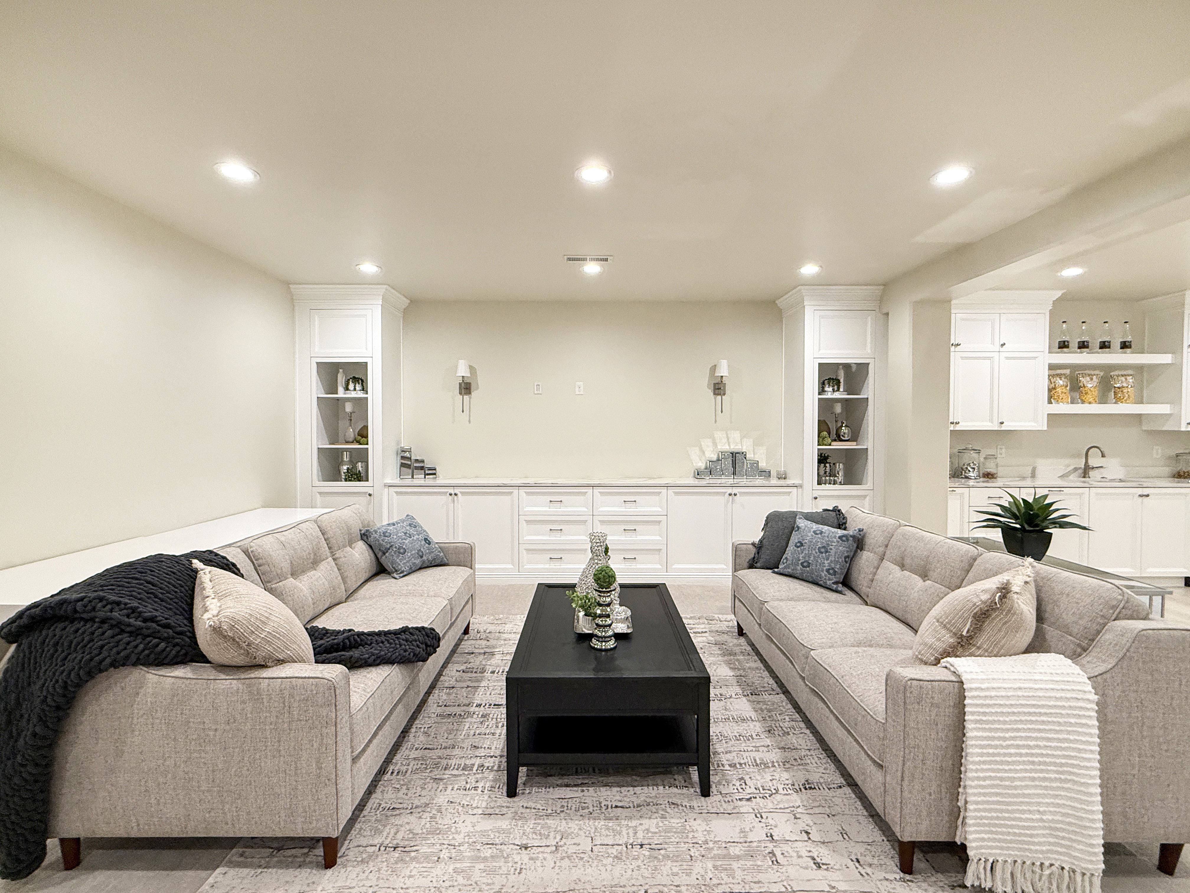 Downstairs family room