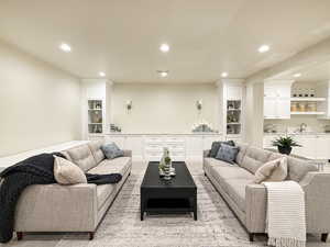 Downstairs family room