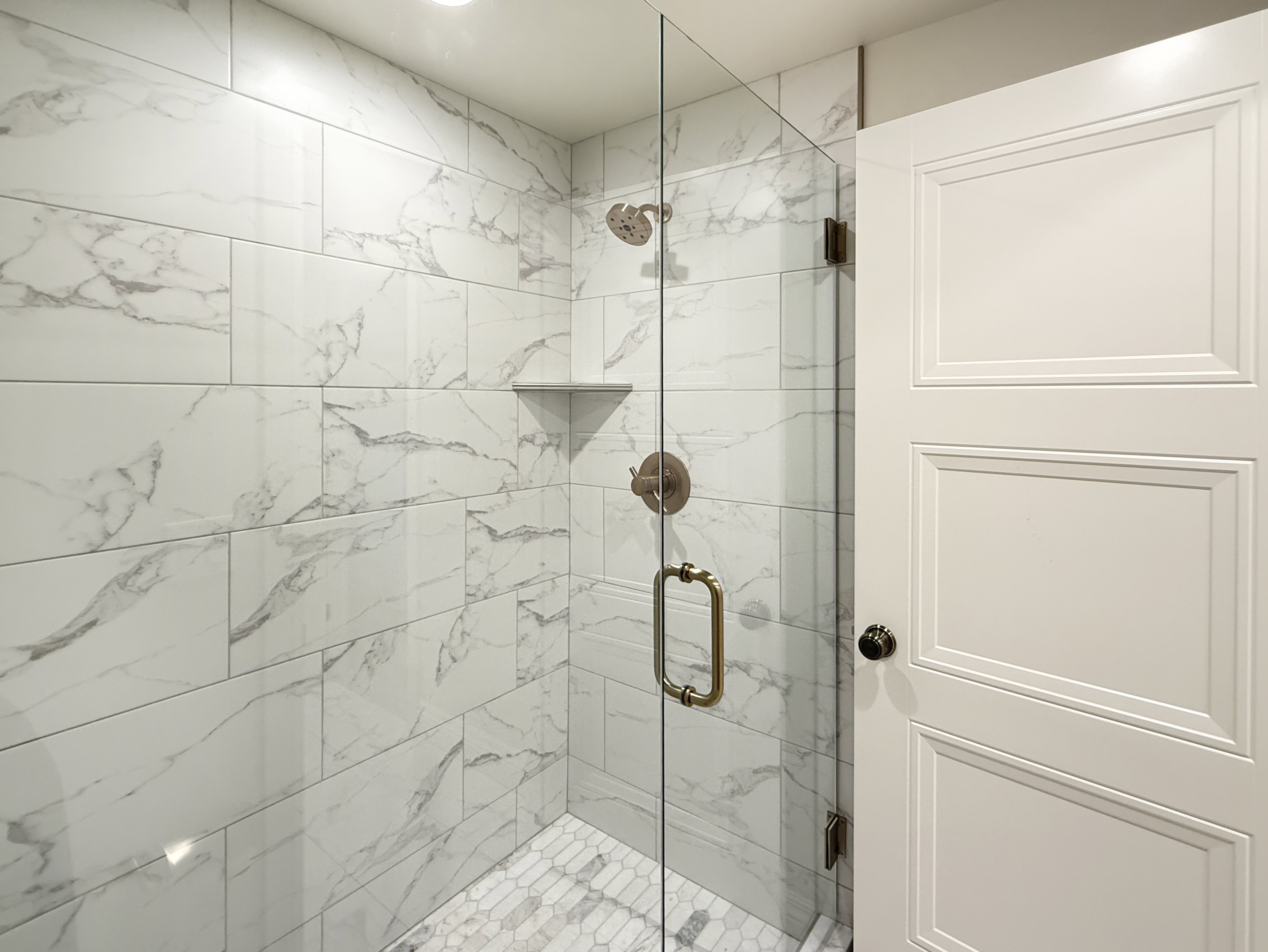 Full bath with a stall shower