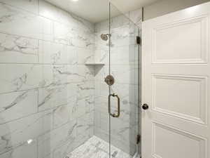 Full bath with a stall shower