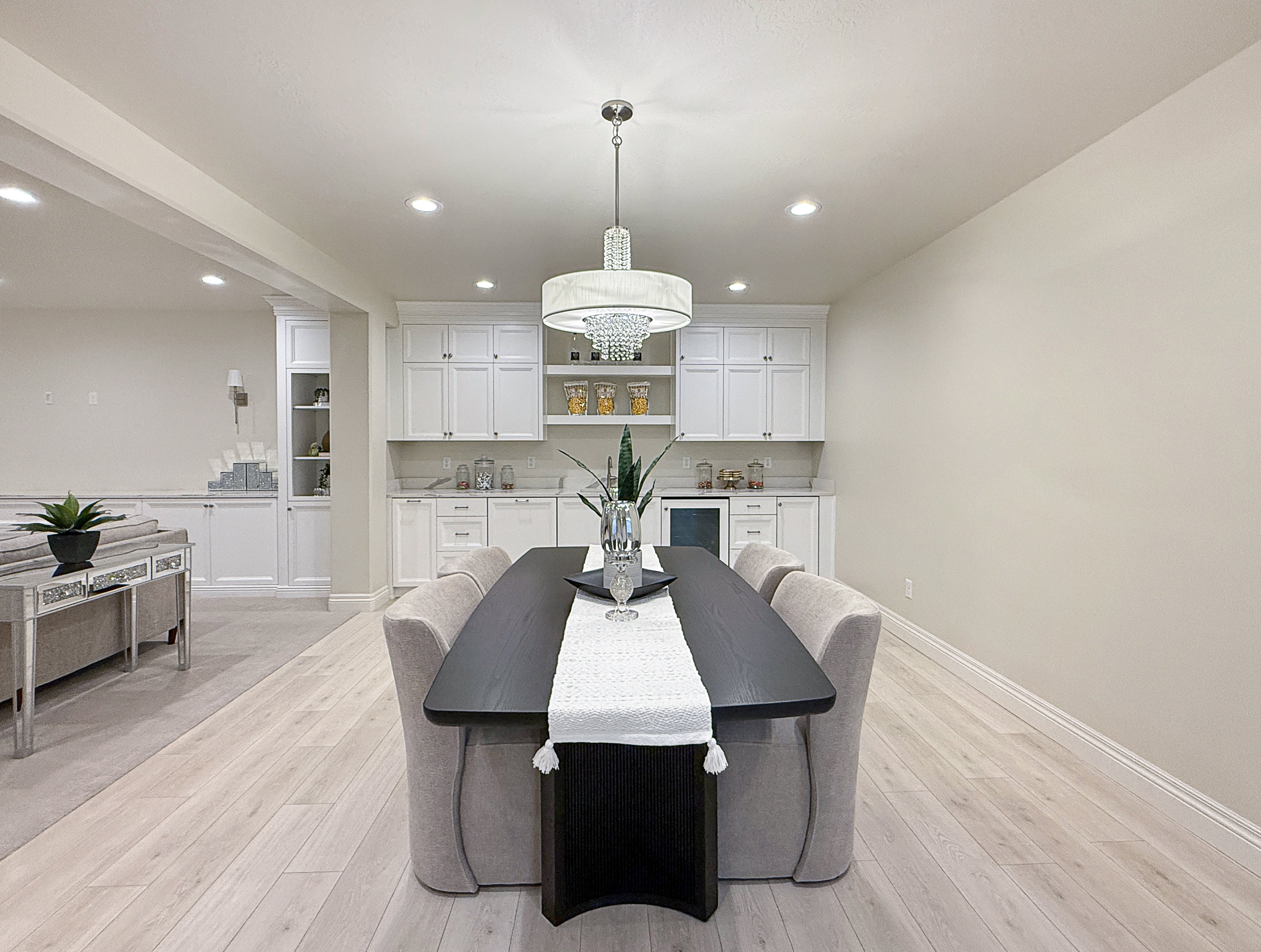 Downstairs kitchen area