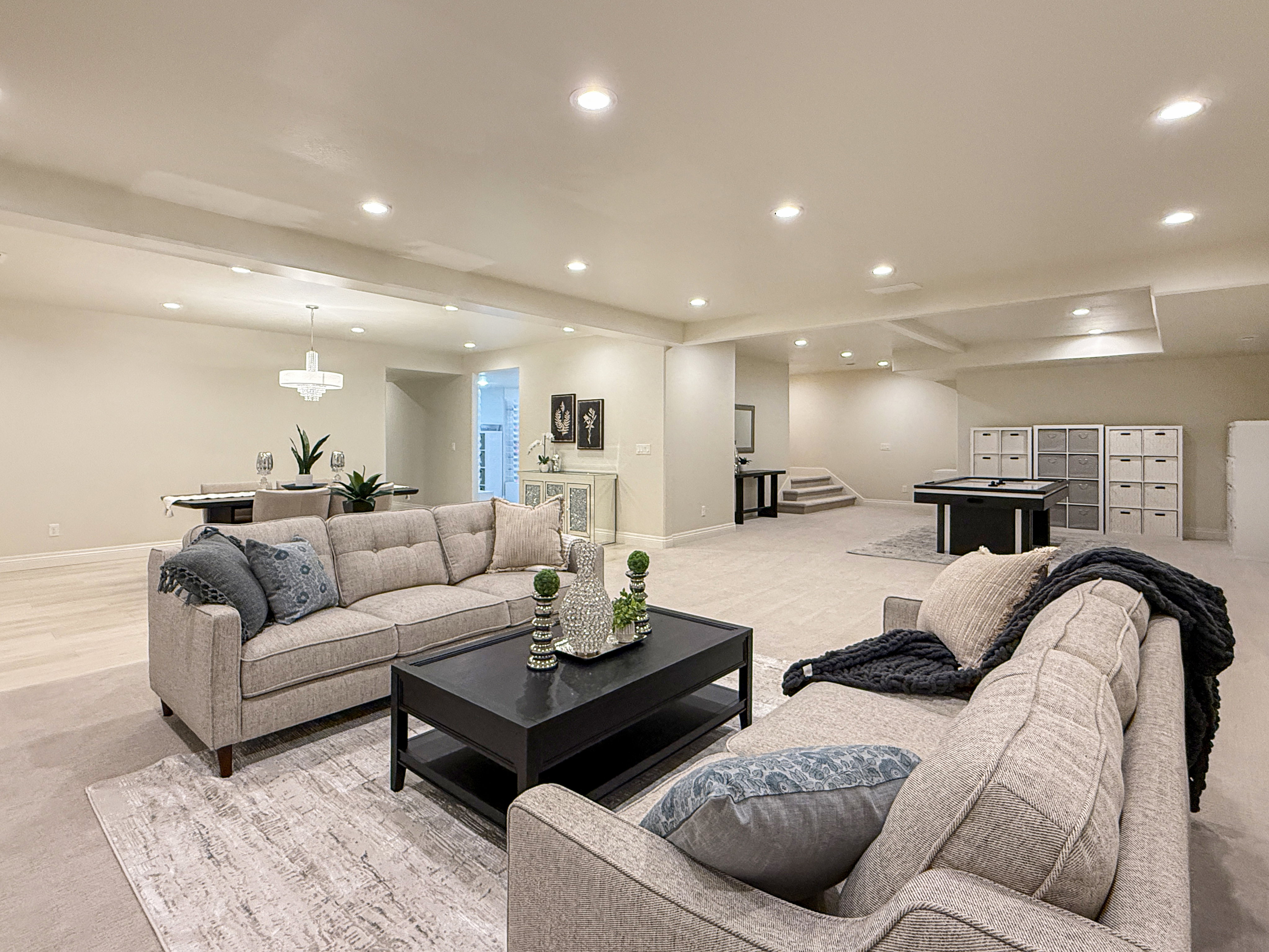 Downstairs family room