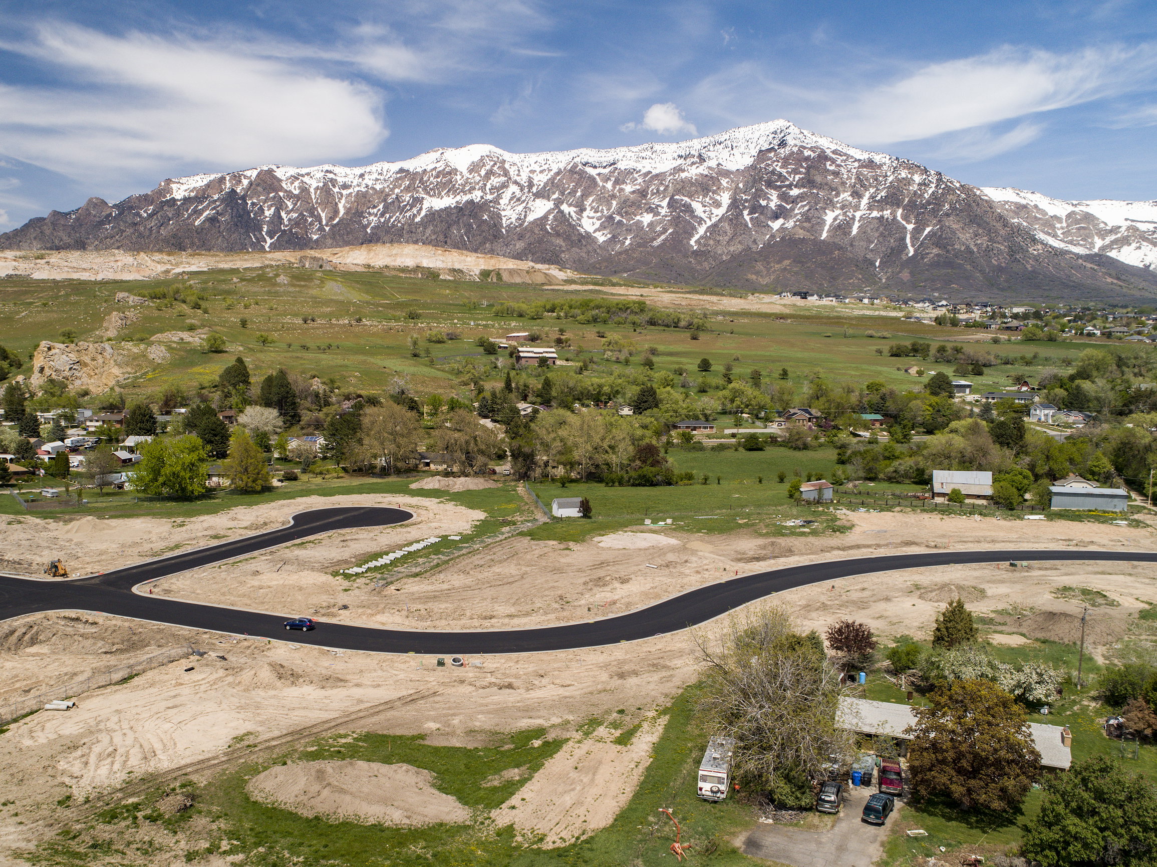 View of mountain background