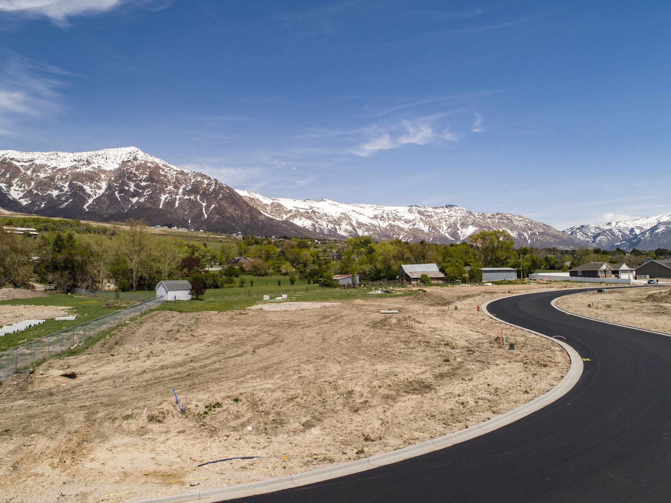 View of mountain background