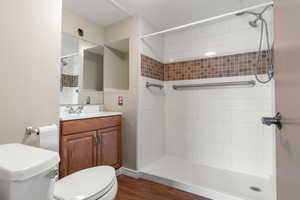 3/4 bath and washer/dryer room