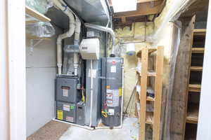 Utilities featuring water heater