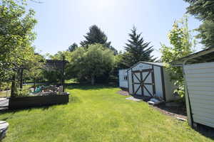 View of green lawn