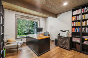 2d bedroom on main level currently being utilized as an office.