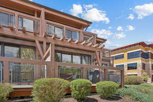 View of back of property