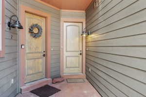 View of entrance to property