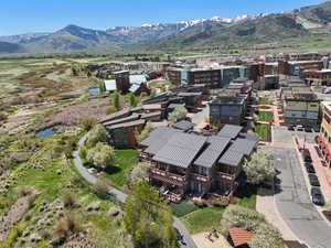 Bird's eye view of mountains