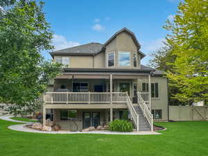 Covered Deck plus a covered patio for the walk-out lower level ADU