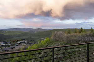 View of mountain background