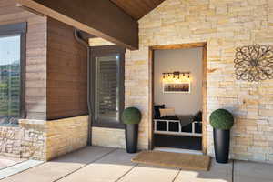 Stately entrance