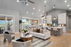 Open plan living