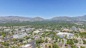 Drone / aerial view of mountains