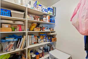 View of storage area