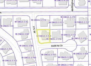 Map of parcels