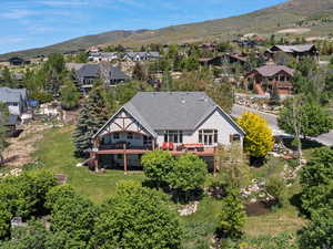Exterior of the backside of the home