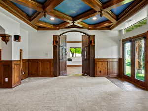 View of lower Primary bedroom from family room