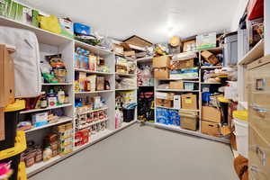View of storage area