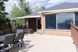 View of patio / terrace featuring outdoor dining space