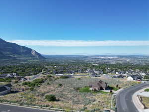 Mountain view featuring nearby suburban area