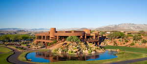 Surrounding community with a water and mountain view