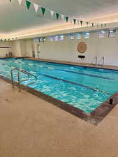 View of indoor community pool
