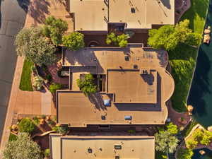 Aerial view of property and surrounding area