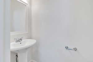 Bathroom with a sink