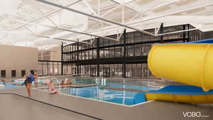View of indoor pool