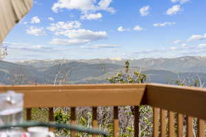 View of mountain backdrop