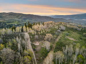 View of mountain backdrop