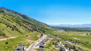Aerial view of mountains